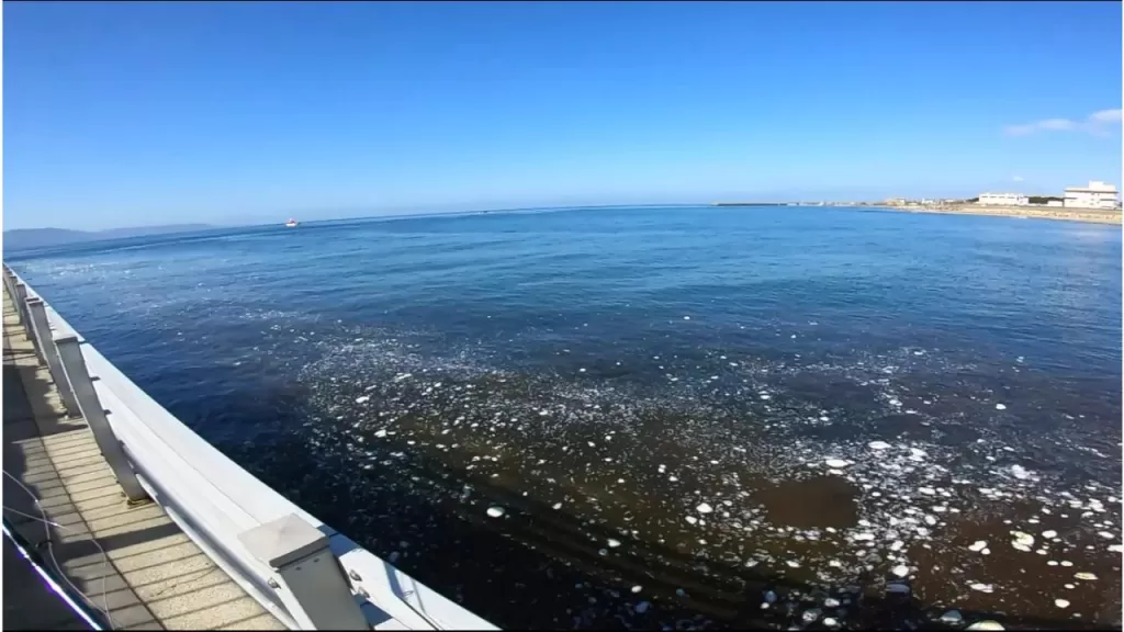 明石新波止の入り口のポイント