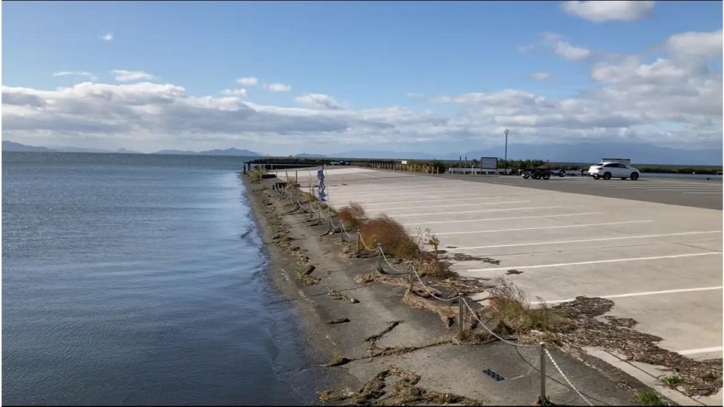 長浜港の駐車場