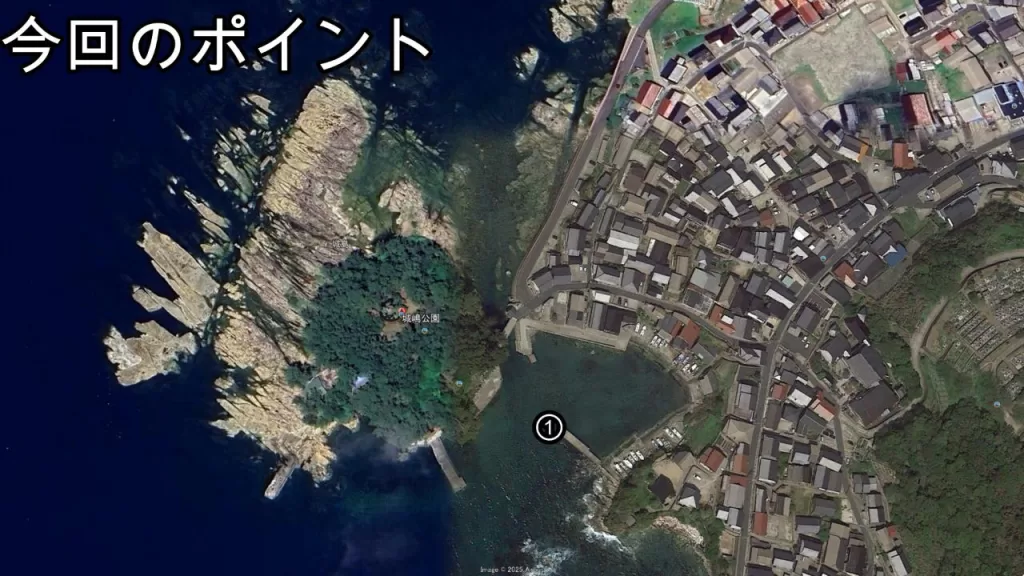 小間漁港の釣りポイント