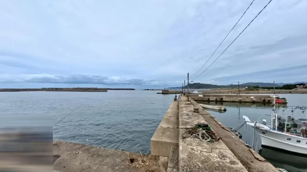 浅茂川漁港の漁協南側のポイント